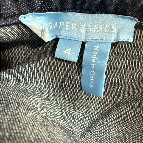 Draper James Denim Dress with Ruffle Detail - Picture 7 of 8